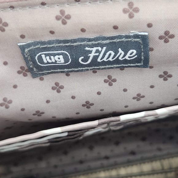 Lug Quilted Camouflage Cosmetic Bag - Brown and Cream - Picture 5 of 6